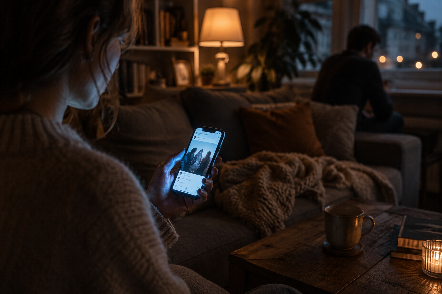 Tu compares ton couple à ce que tu vois sur les réseaux
